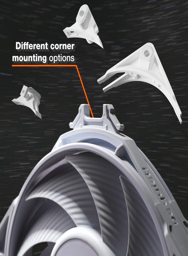 be quiet! Silent Wings 4 Cooling Fan | 120mm PWM | 3000 RPM | White | BL118 - Image 4